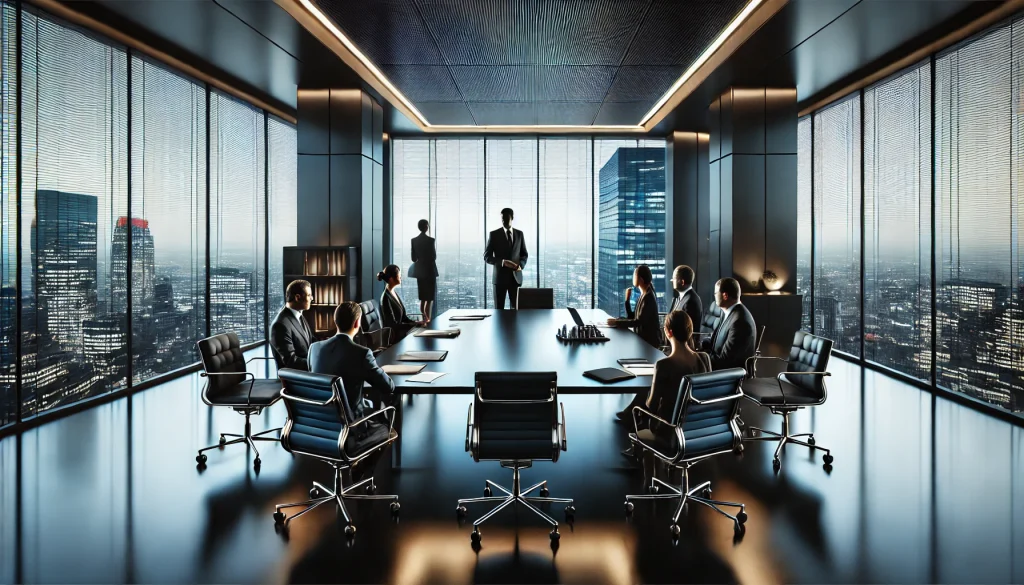 empresarios trabajando en conjunto https://aboga3.com/derecho-corporativo