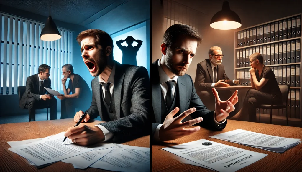 frustración de revisar papeles de seguros https://aboga3.com/derecho-de-seguros